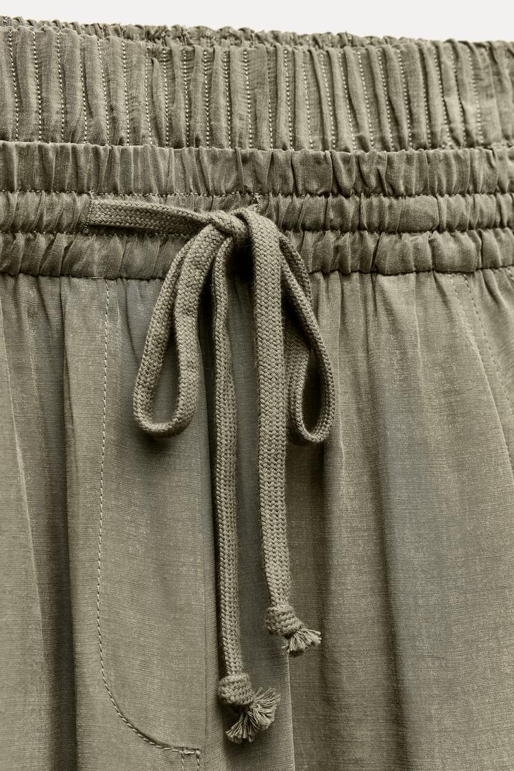 PANTALON À TAILLE DOUBLE COLLECTION ZW