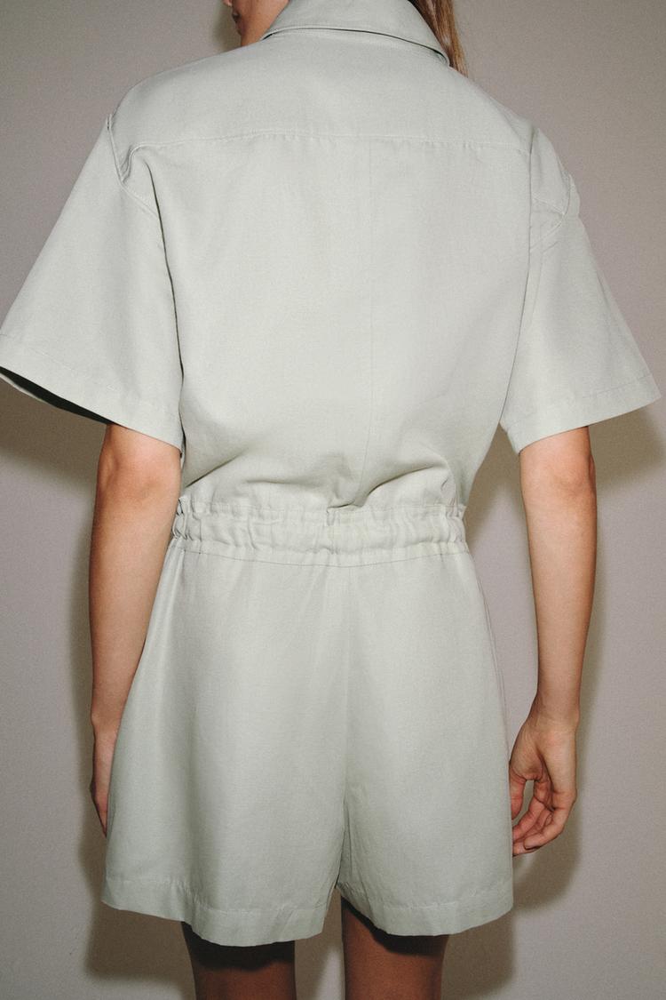 COMBI-SHORT FLUIDE À POCHES