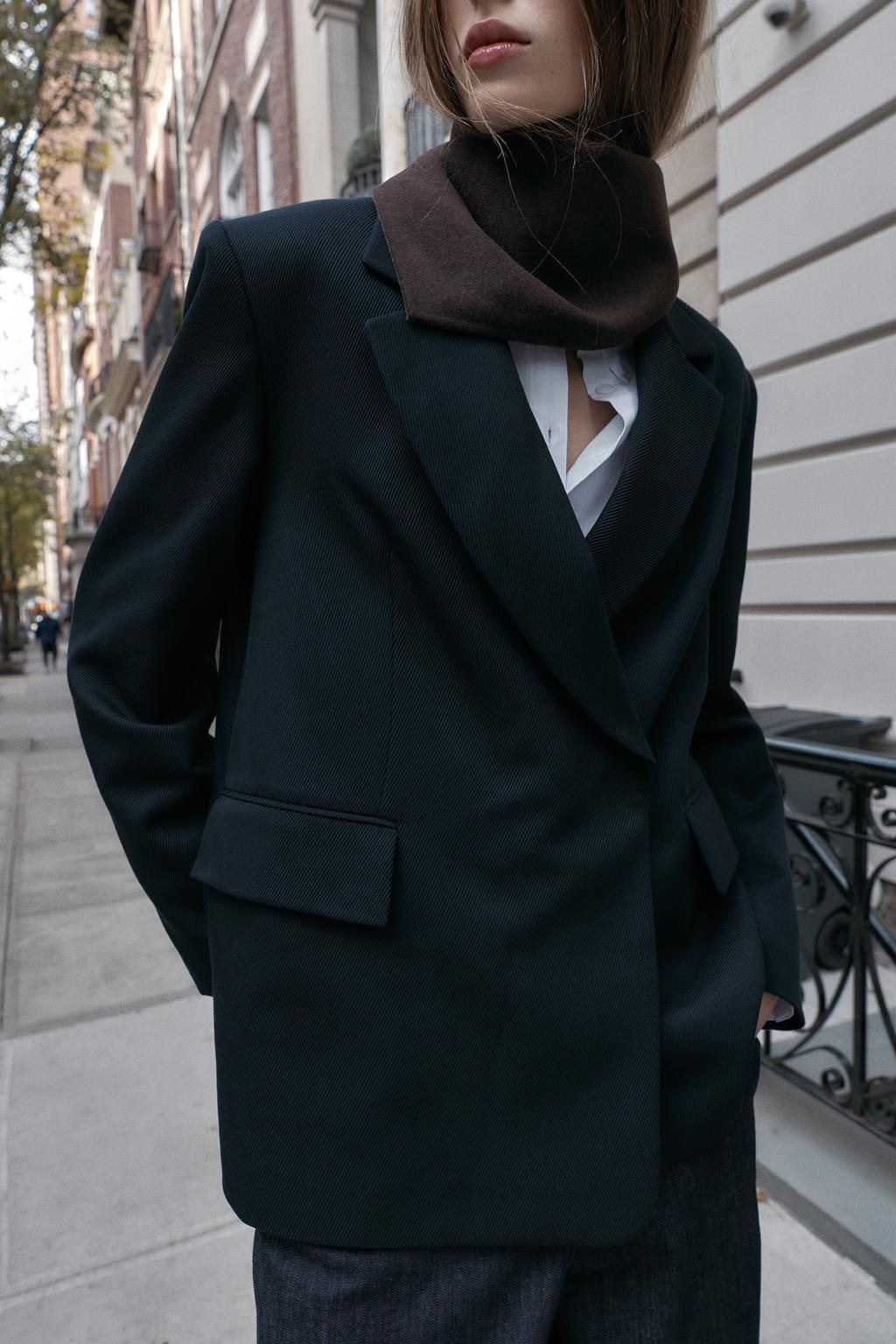 BLAZER OVERSIZE CROISÉ SERGÉ