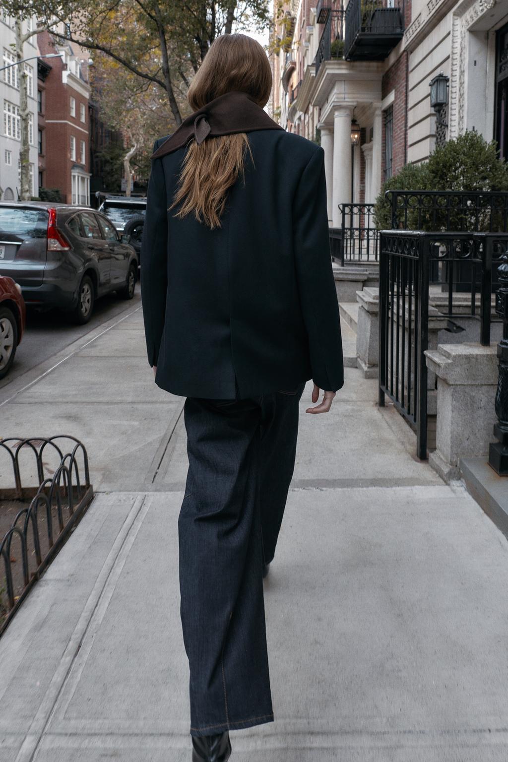 BLAZER OVERSIZE CROISÉ SERGÉ