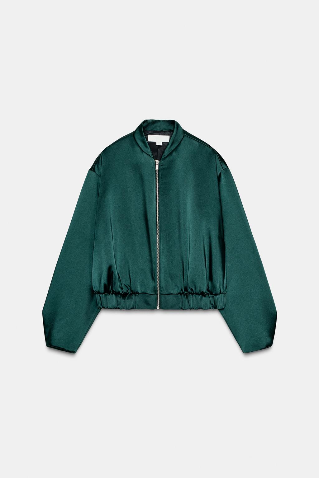 BLOUSON BOMBER SATINÉ