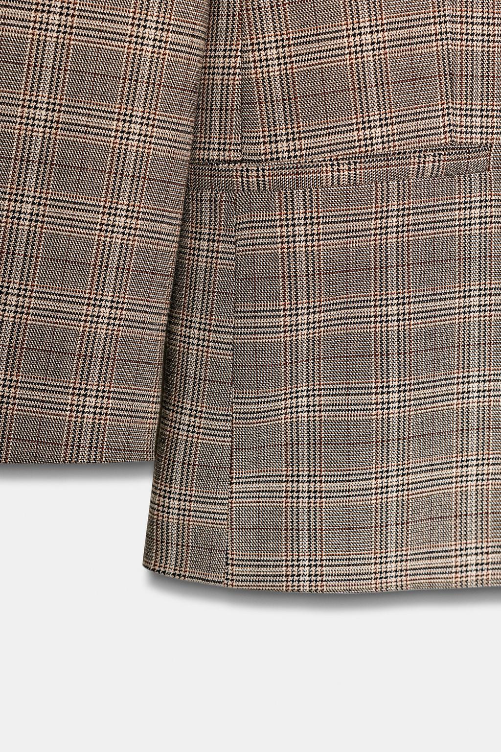 VESTE OVERSIZE À CARREAUX