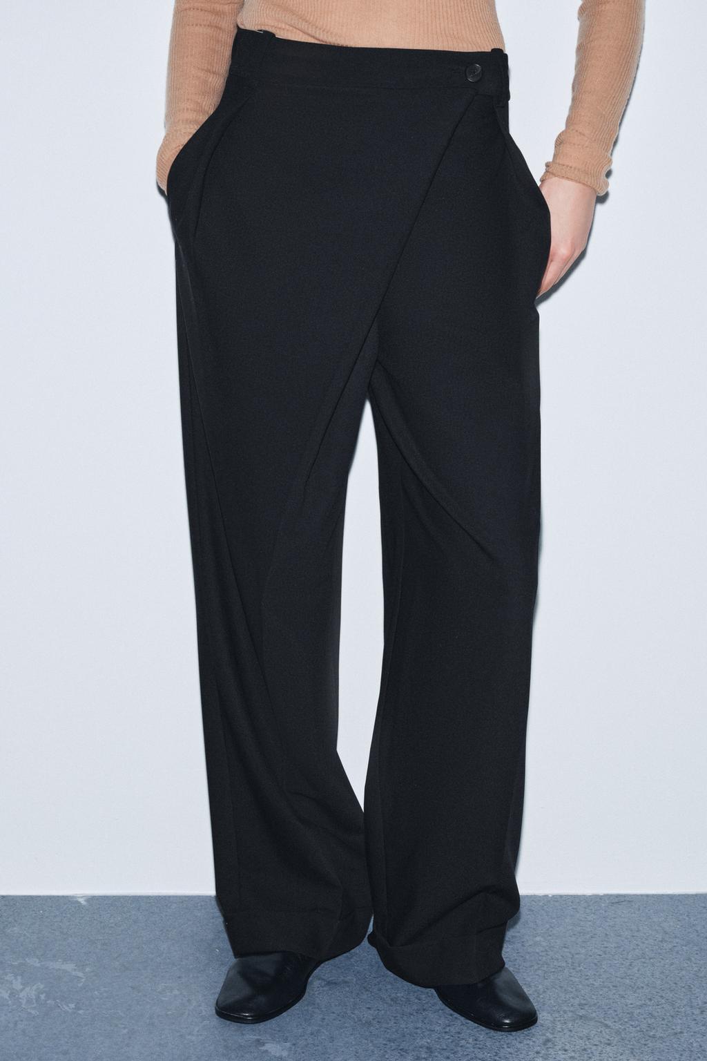 PANTALON À TAILLE ASYMÉTRIQUE ZW COLLECTION