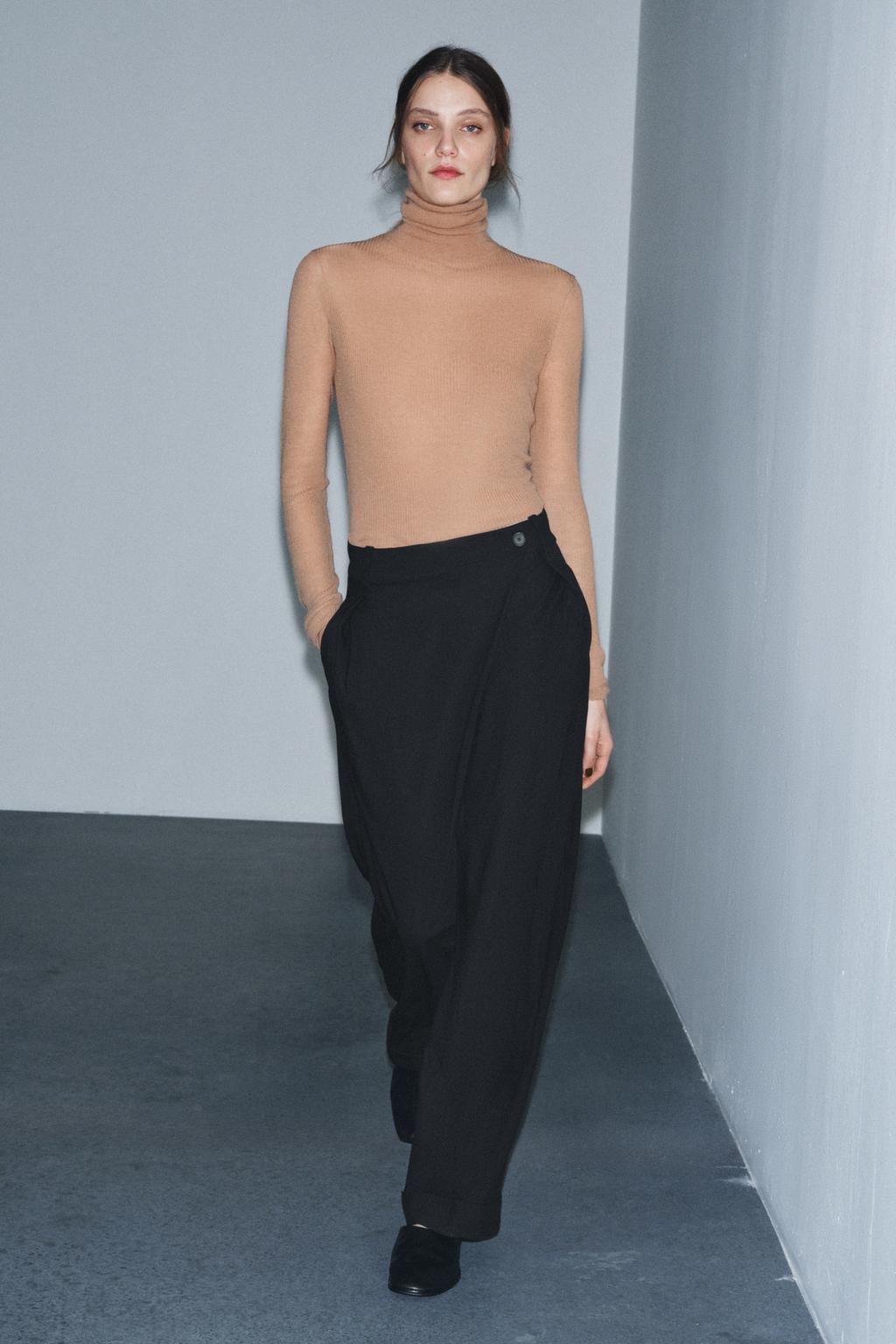 PANTALON À TAILLE ASYMÉTRIQUE ZW COLLECTION