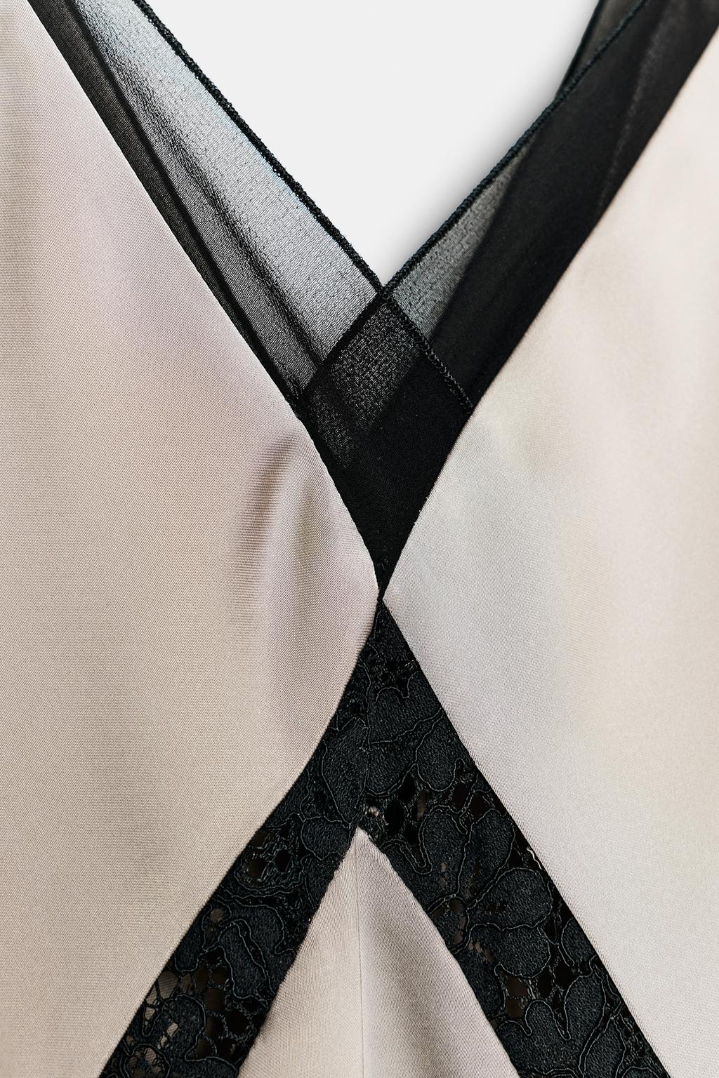 ROBE MI-LONGUE SATINÉE ASYMÉTRIQUE