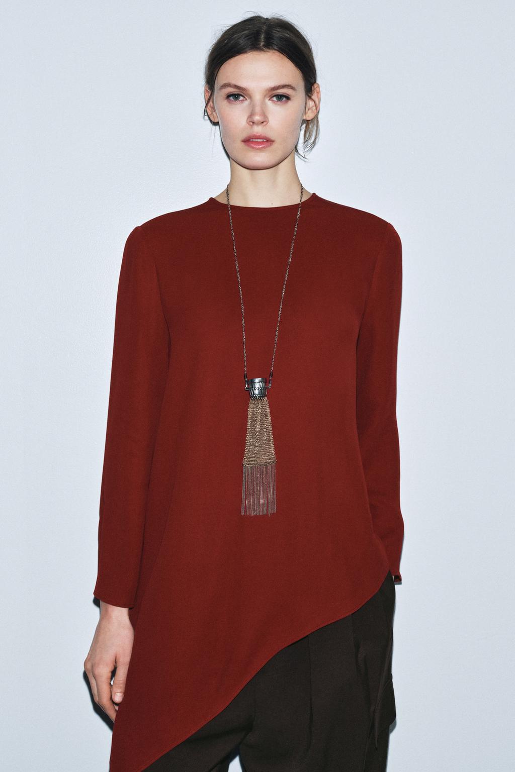 TOP FLUIDE ASYMÉTRIQUE ZW COLLECTION