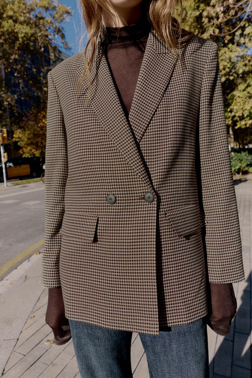 VESTE OVERSIZE À BOUTONNAGE CROISÉ