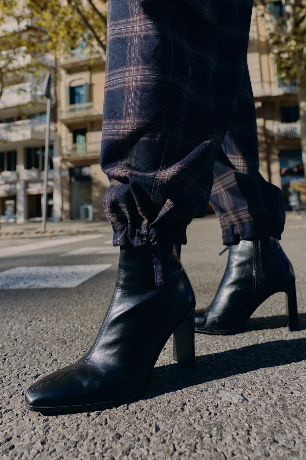 PANTALON BOMBACHO CARGO À CARREAUX
