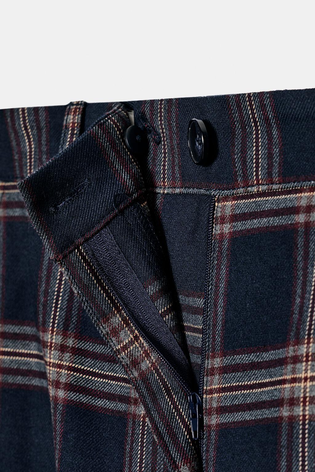 PANTALON BOMBACHO CARGO À CARREAUX