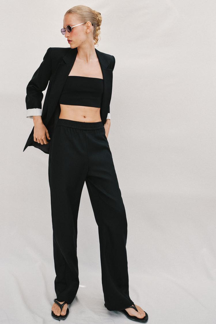 VESTE AVEC LIN À MANCHES RETROUSSÉES (Copie)