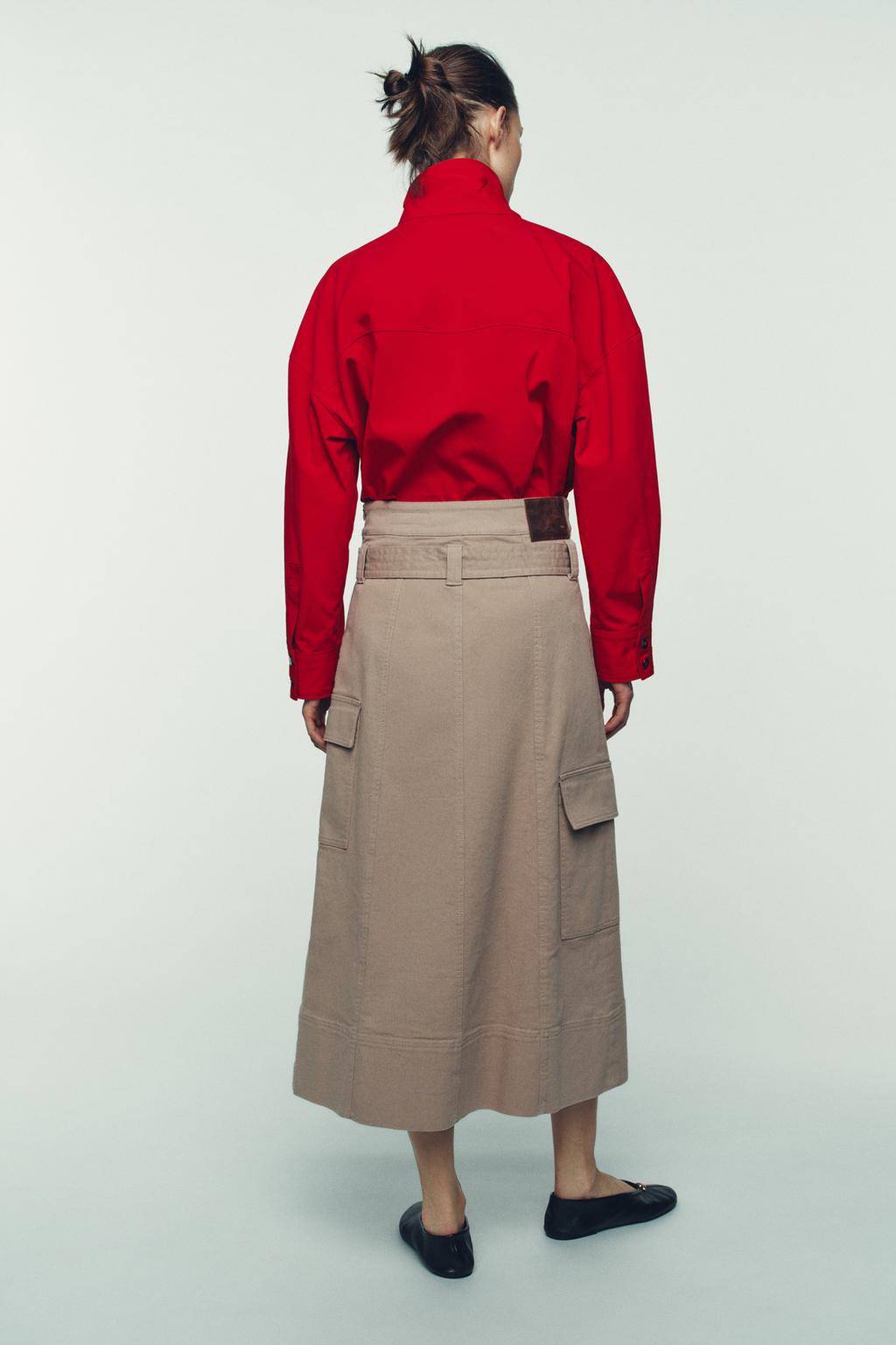 CHEMISE CACHE-CŒUR À COL MONTANT