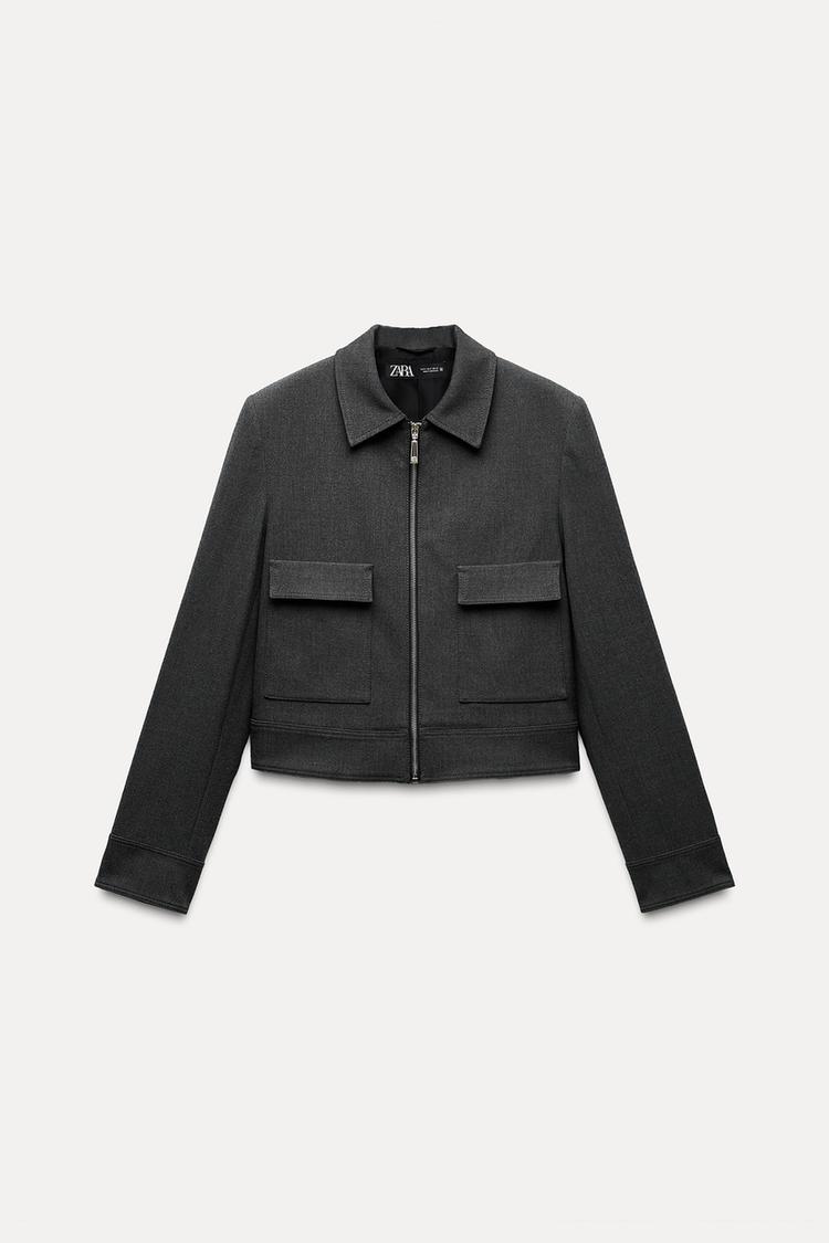 VESTE ÉPAULETTES ZIP