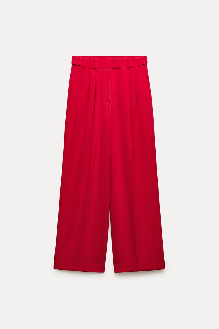 ZW COLLECTION DARTED MASCULINE TROUSERS WITH BELT LOOPS