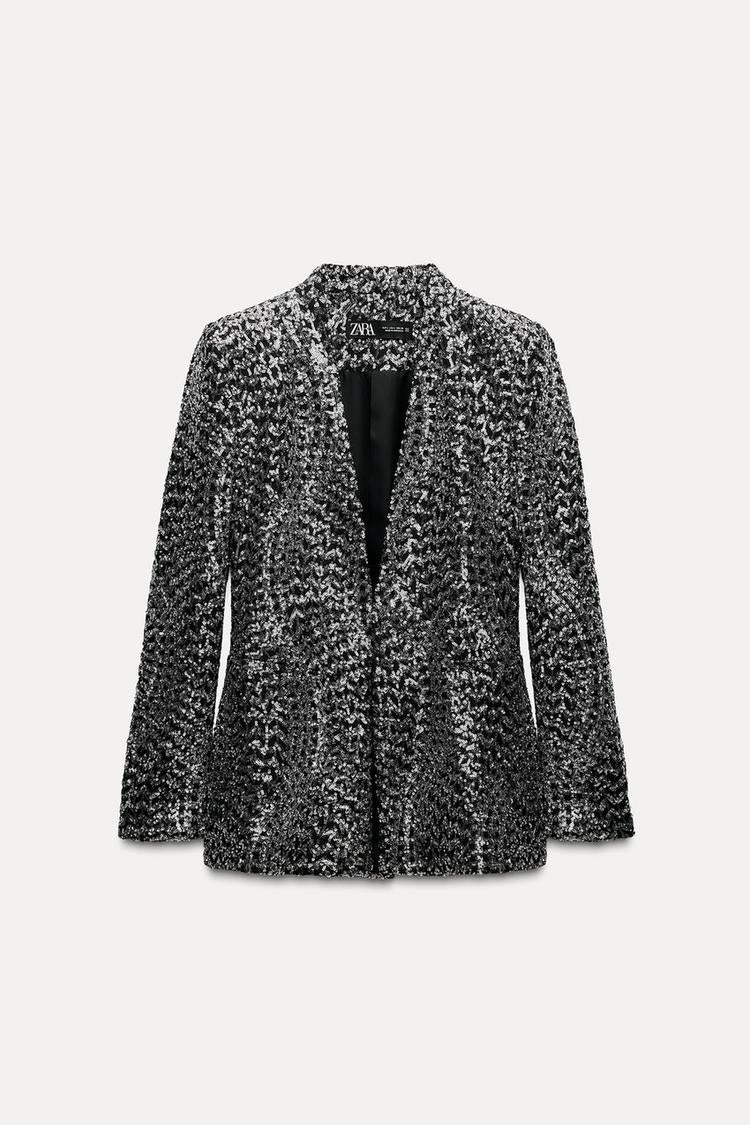 VESTE SANS RABAT SEQUINS