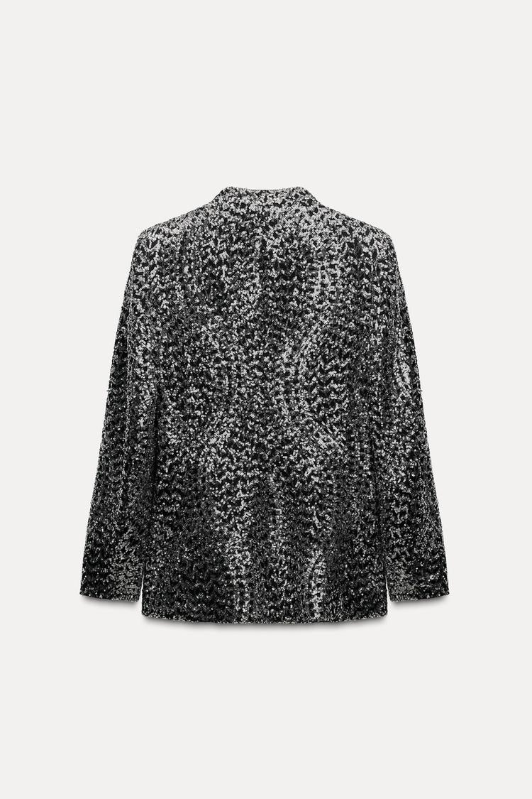 VESTE SANS RABAT SEQUINS