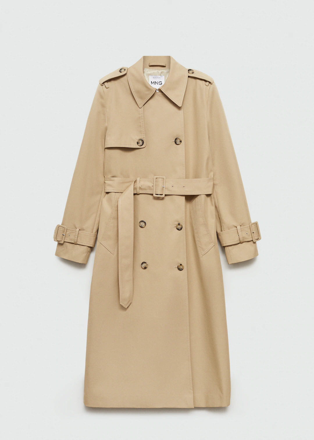 MANGO TRENCH COTON DOUBLE BOUTONNAGE