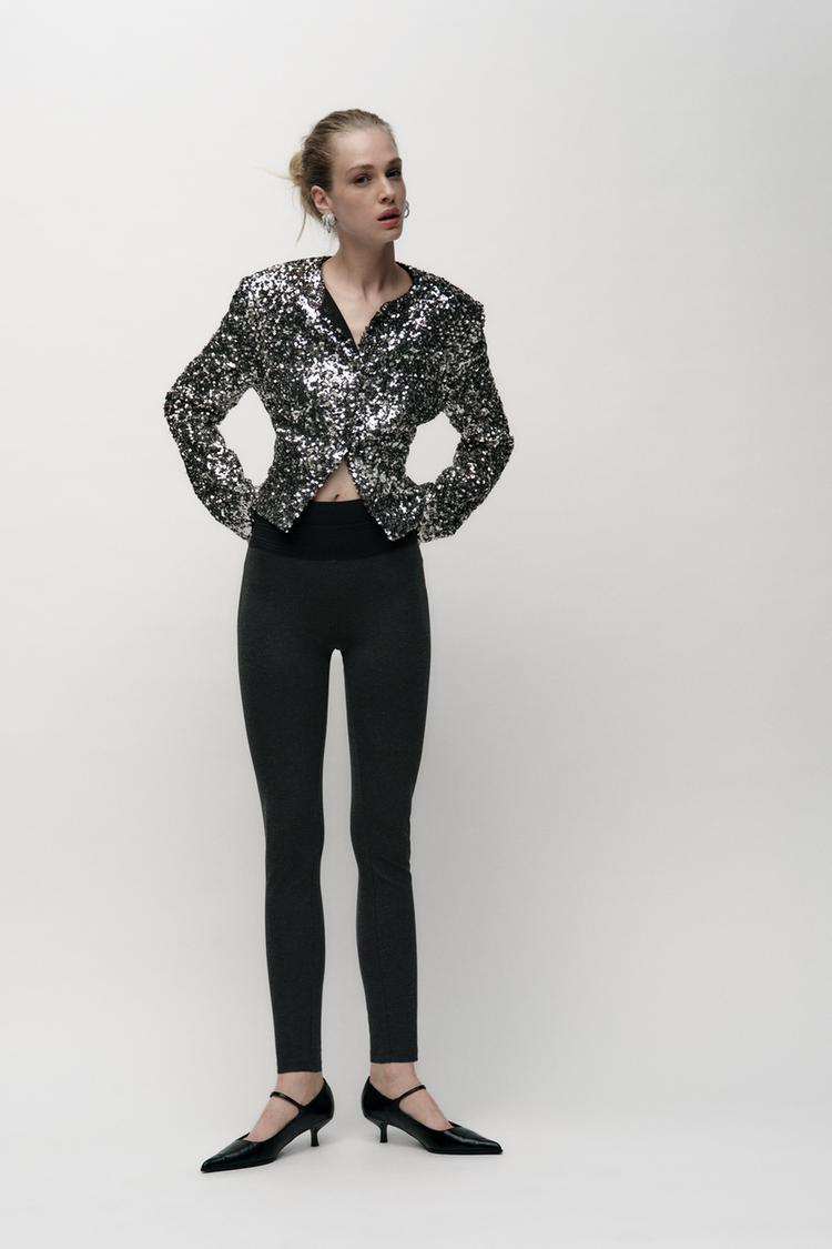 VESTE À PAILLETTES