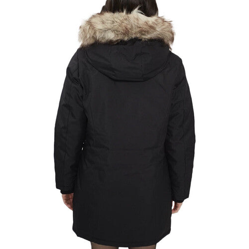 ONLY FEM WOV - PARKA - BLACK DÉTAIL NATURE FUR