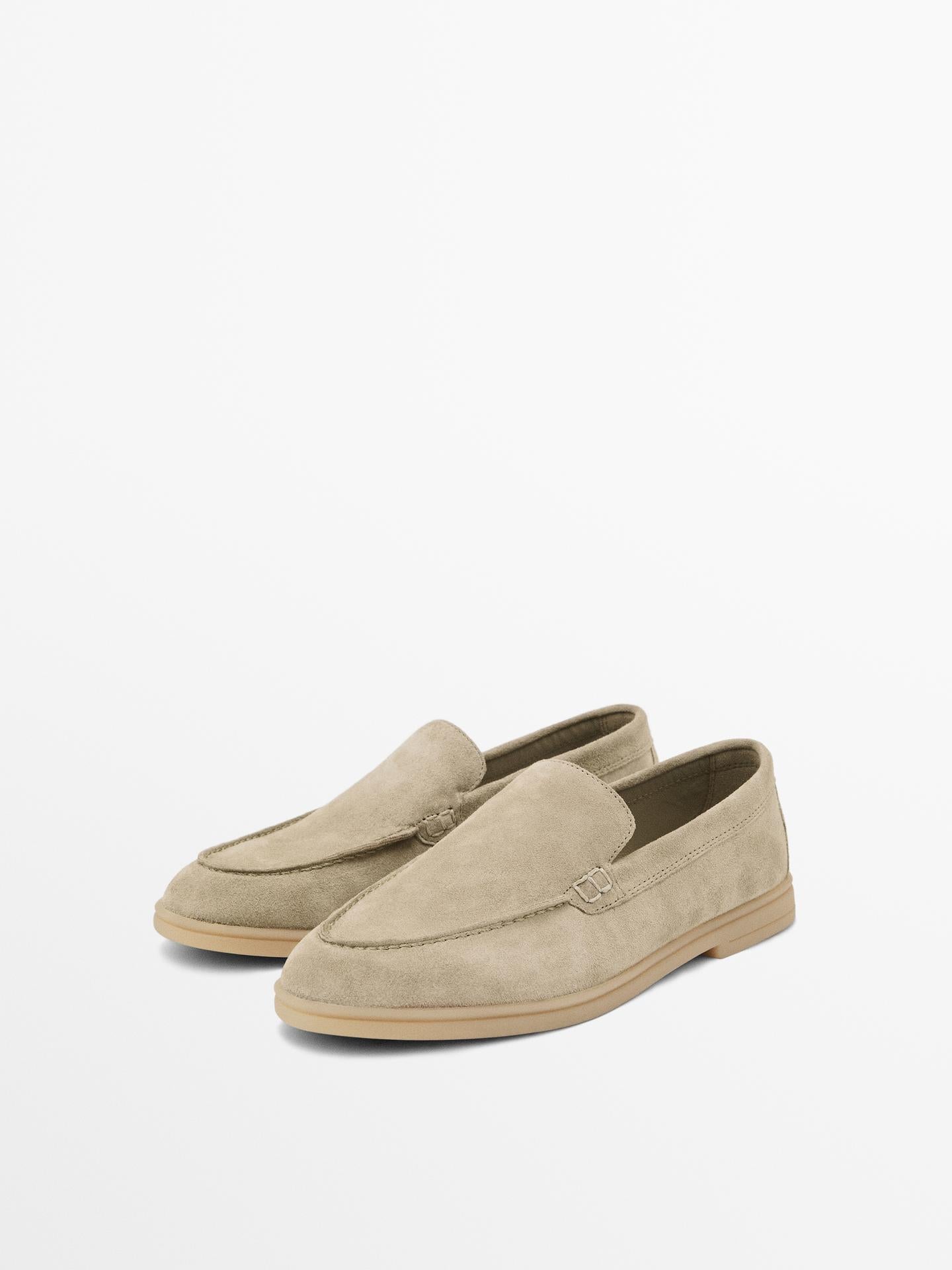MOCASSINS CROÛTE DE CUIR FEMMES