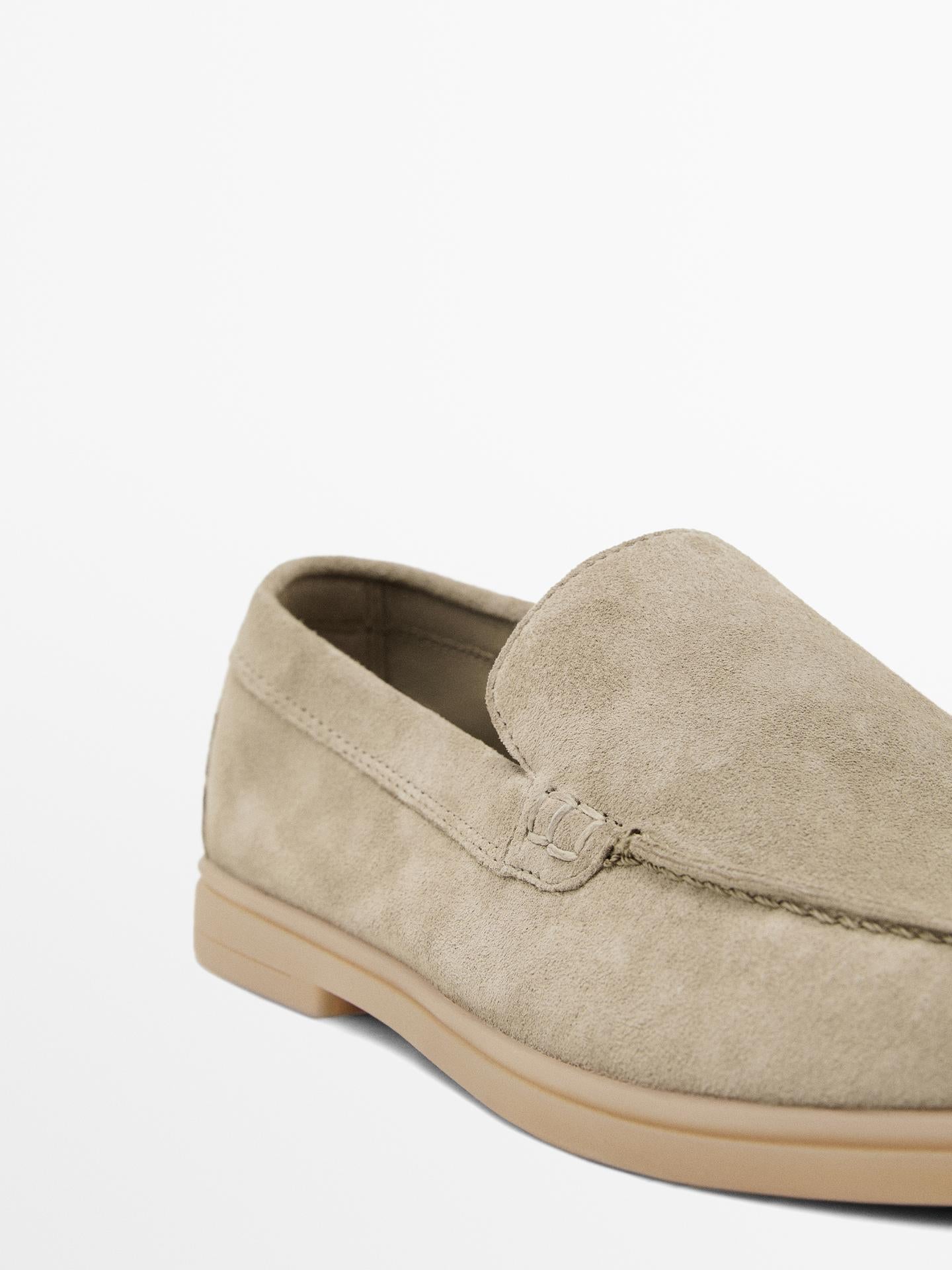 MOCASSINS CROÛTE DE CUIR FEMMES