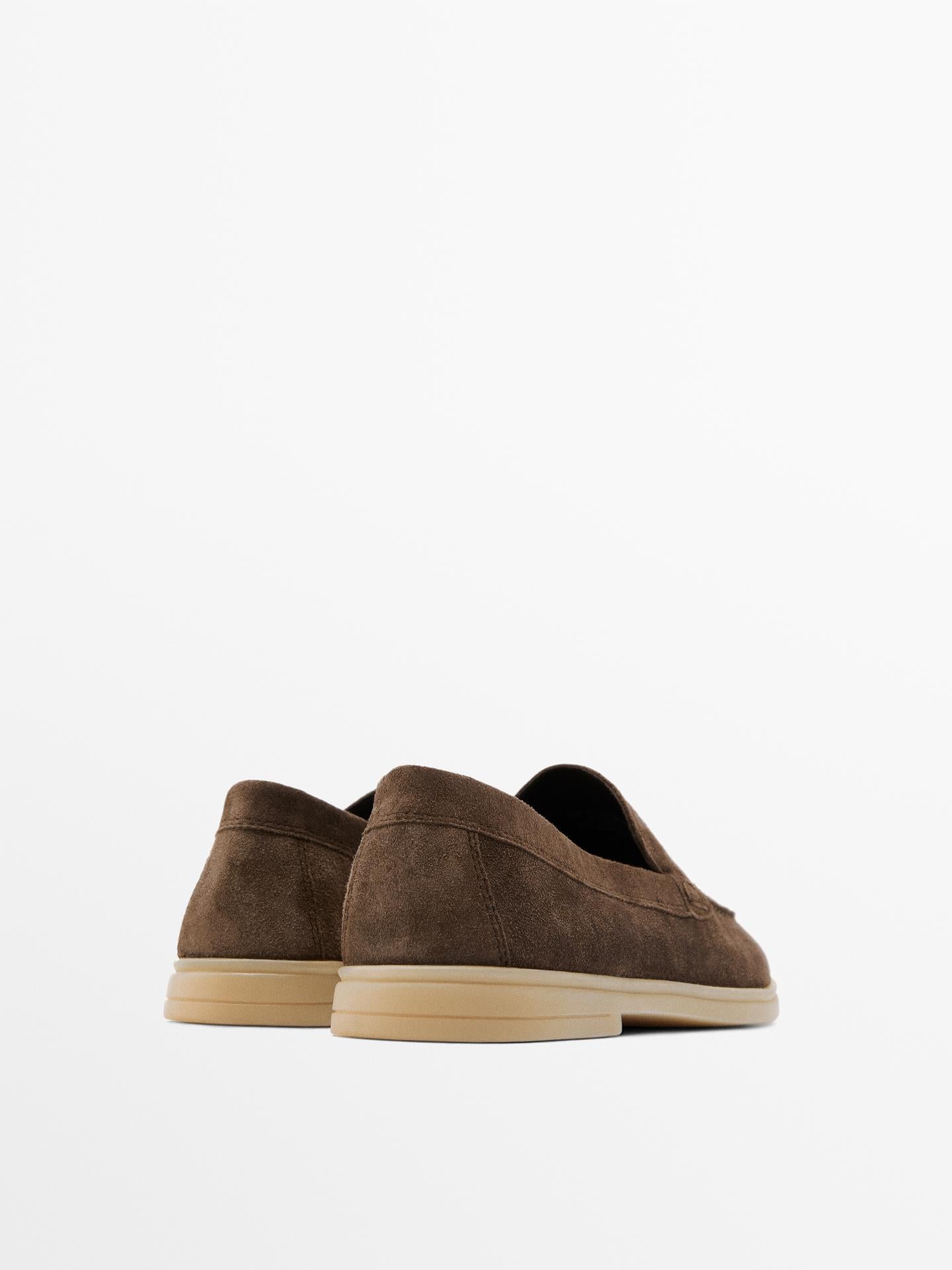 MOCASSINS CROÛTE DE CUIR FEMMES