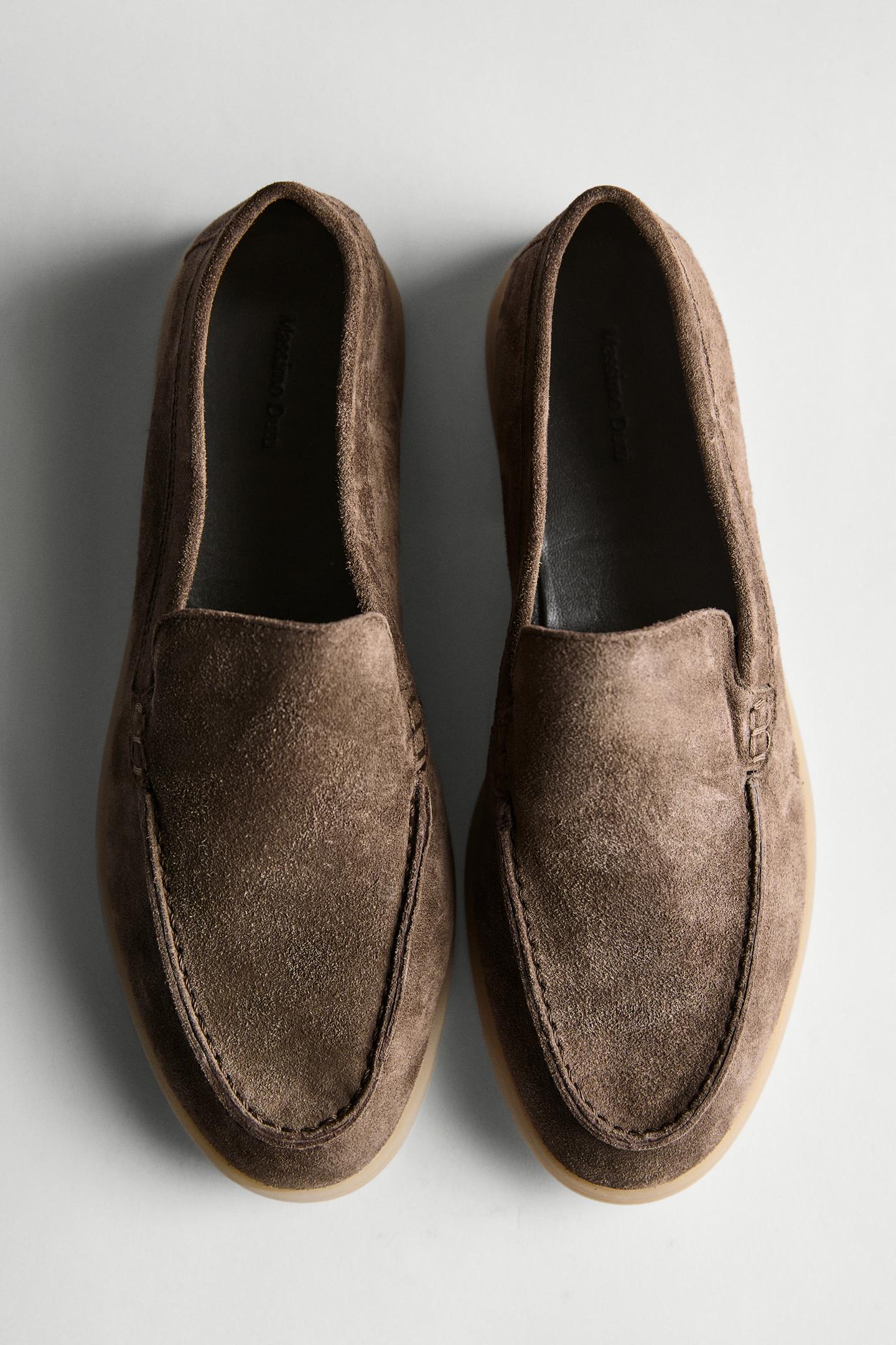 MOCASSINS CROÛTE DE CUIR FEMMES