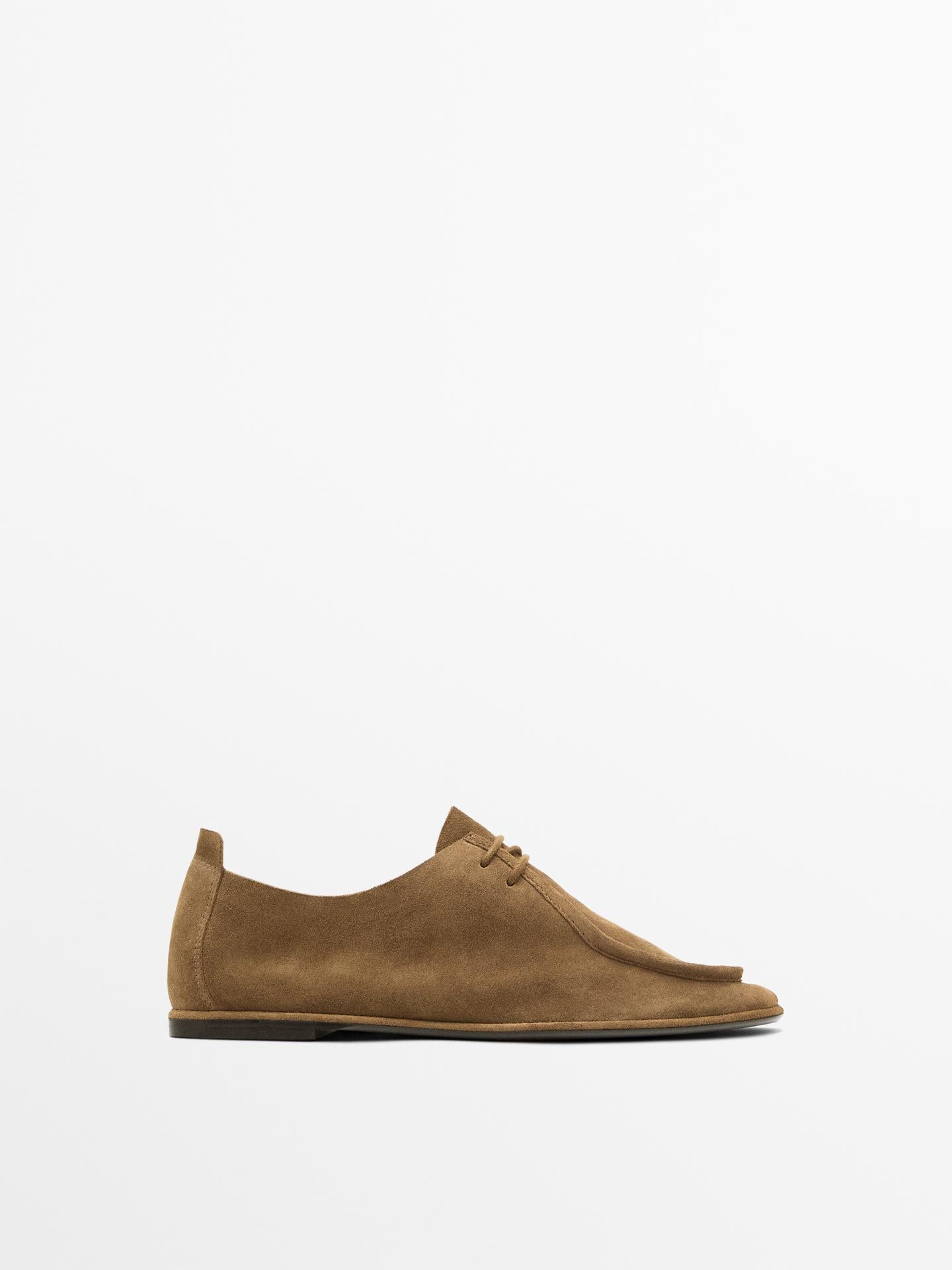 CHAUSSURES SOFT EN CUIR À LACETS