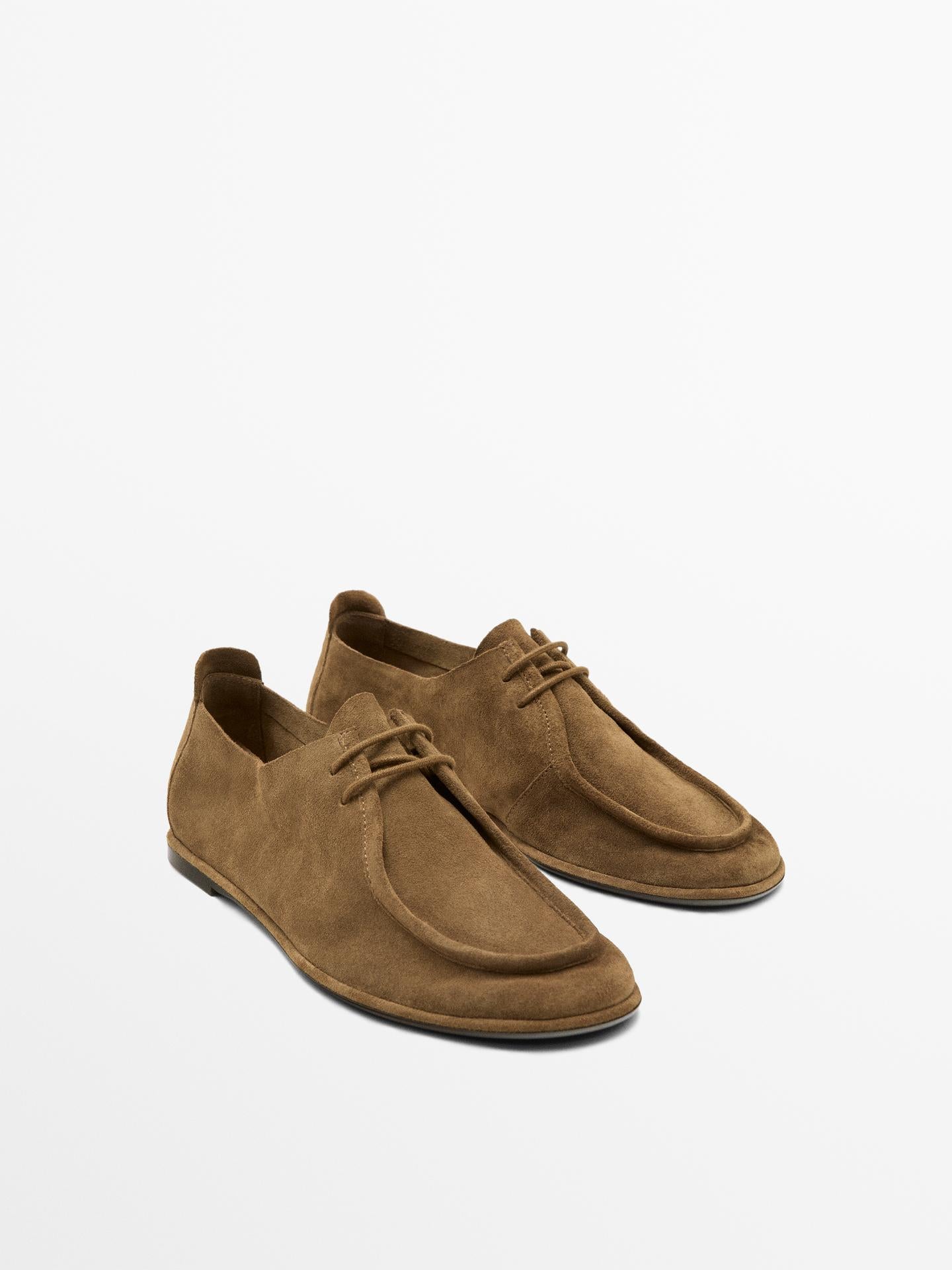 CHAUSSURES SOFT EN CUIR À LACETS