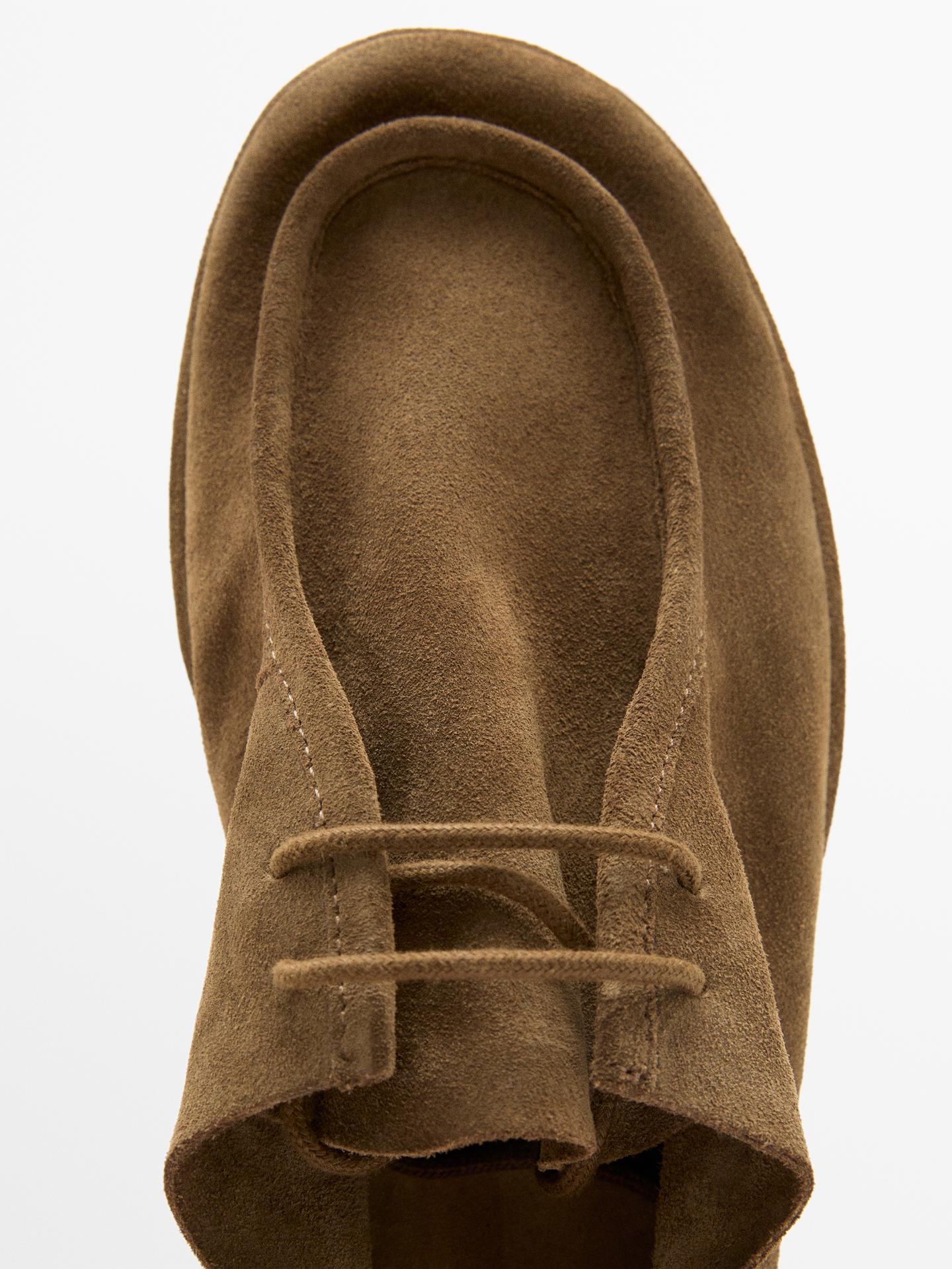 CHAUSSURES SOFT EN CUIR À LACETS