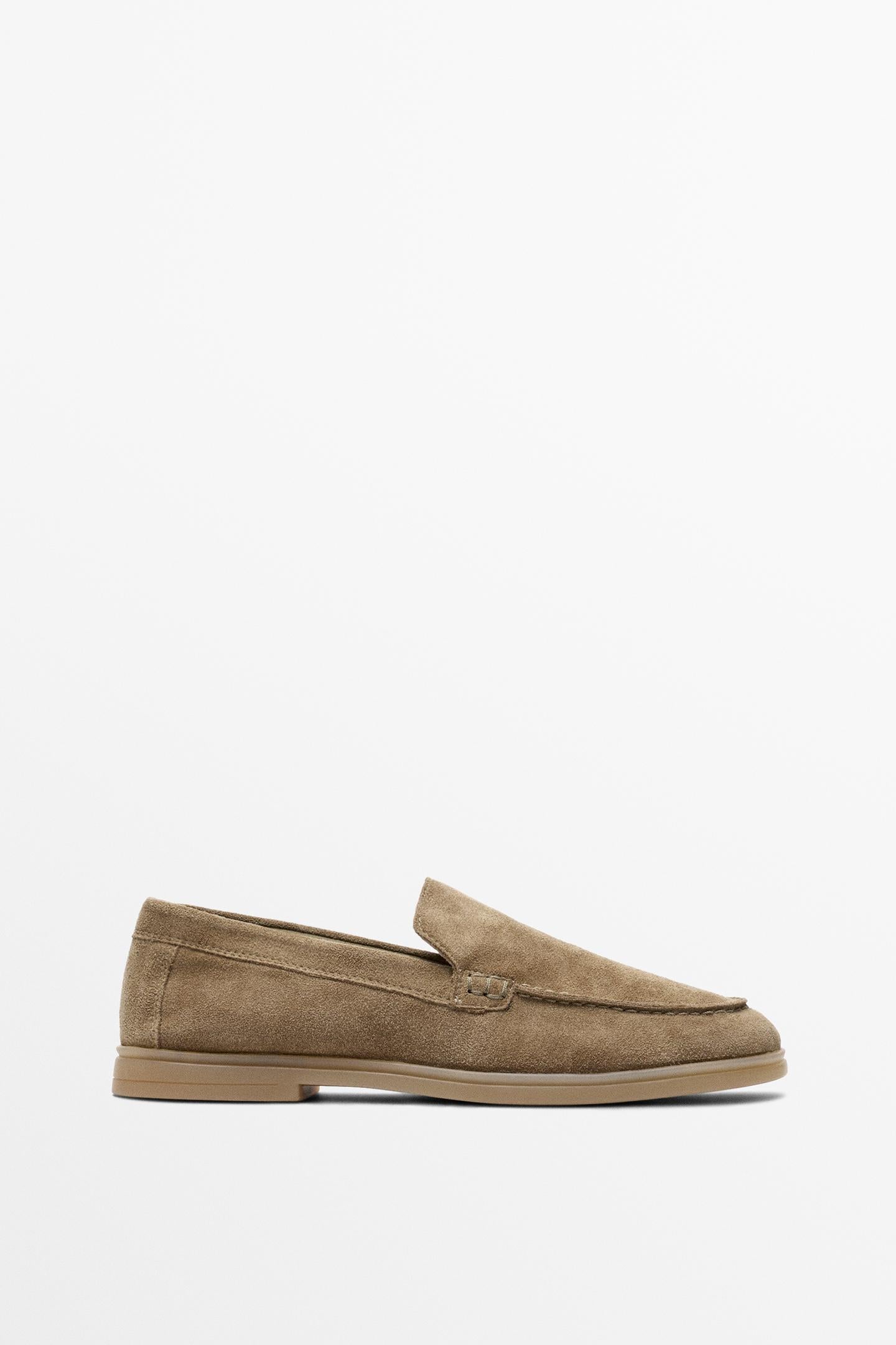 MOCASSINS CROÛTE DE CUIR