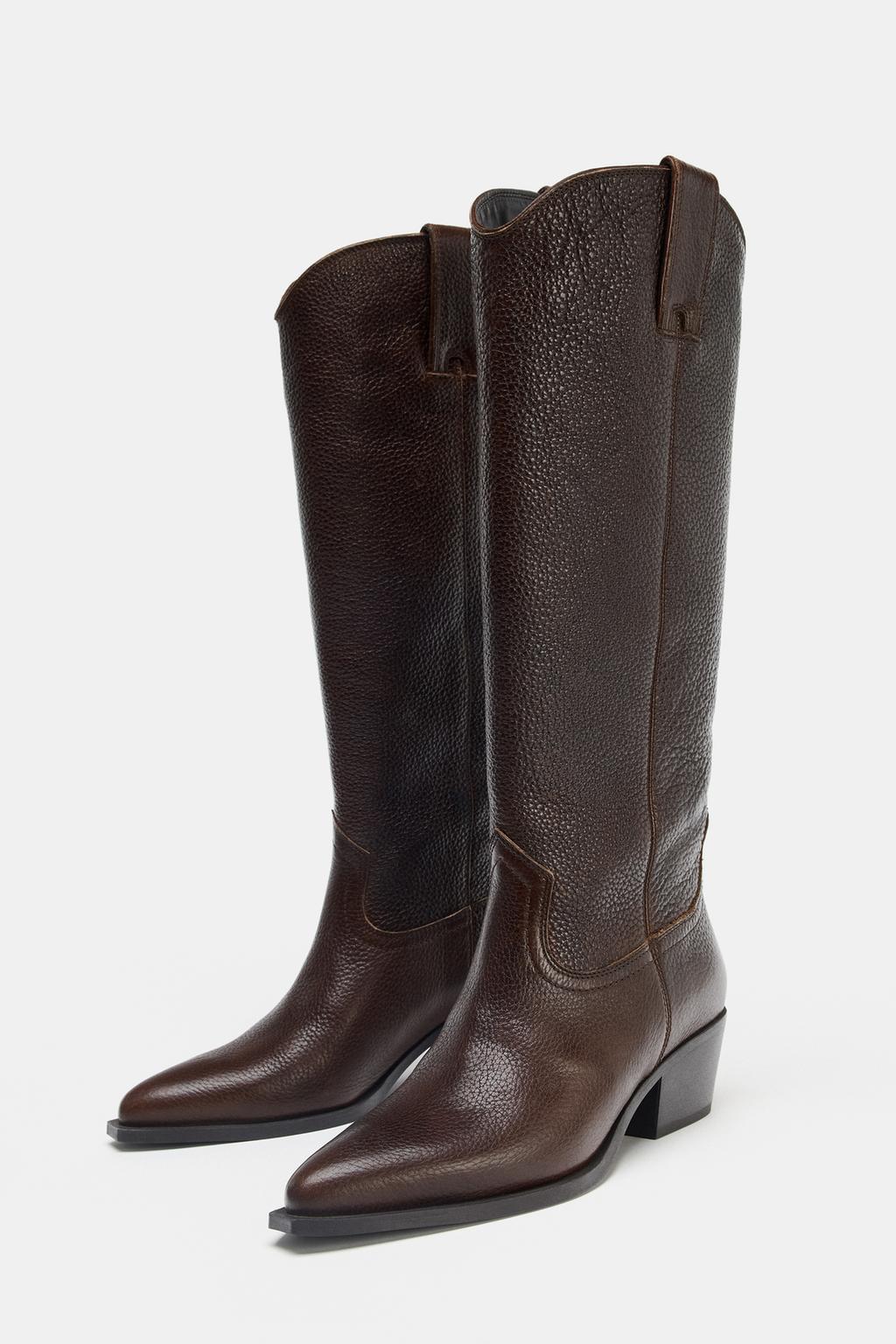 BOTTES HAUTES EN CUIR