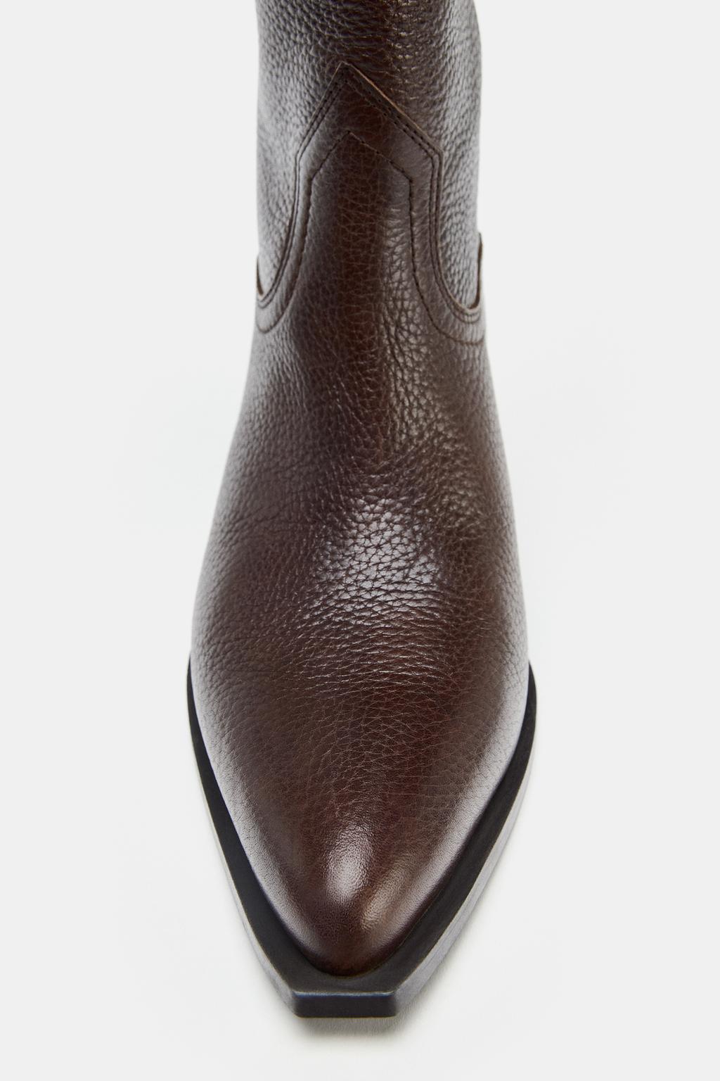 BOTTES HAUTES EN CUIR