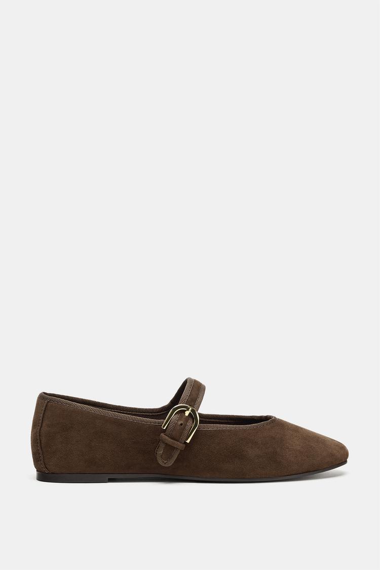 BALLERINES EN DAIM
