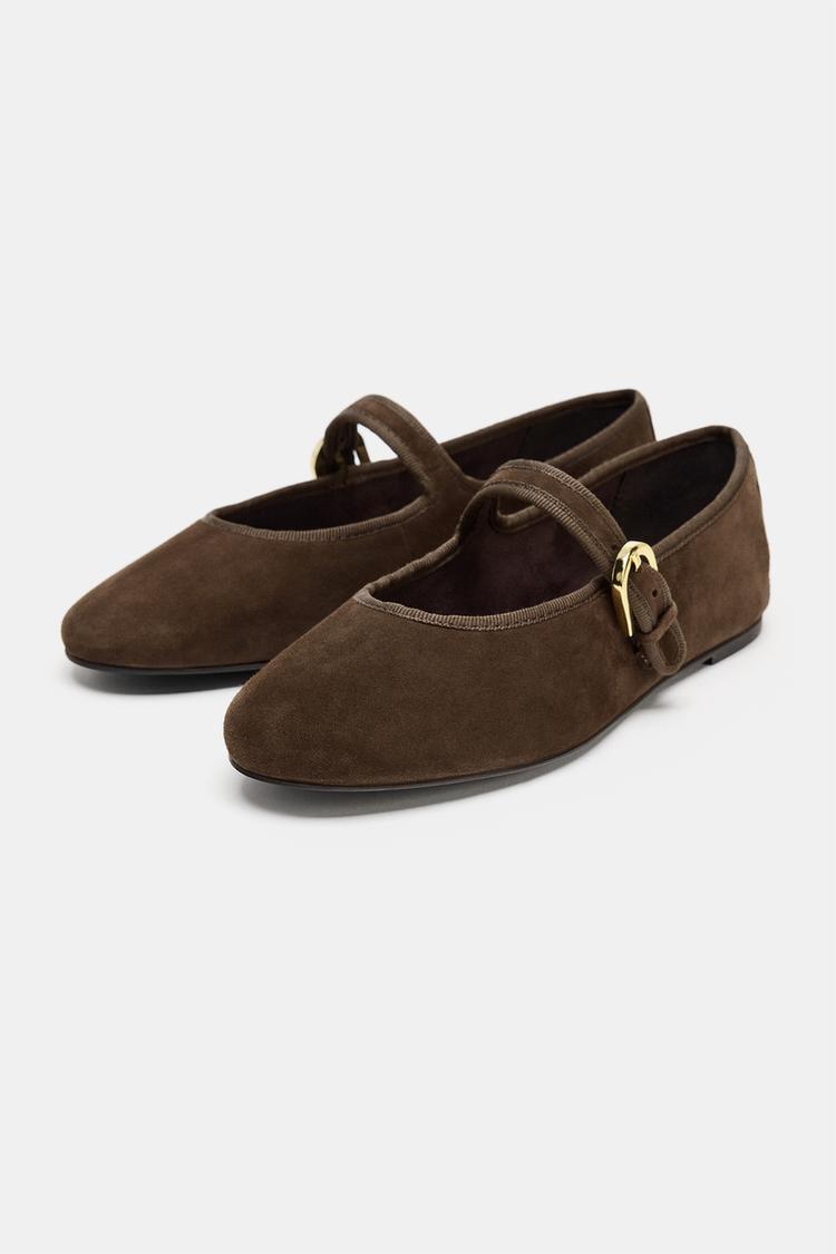 BALLERINES EN DAIM