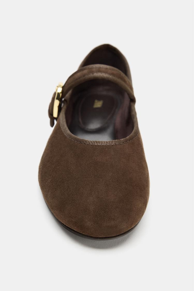 BALLERINES EN DAIM