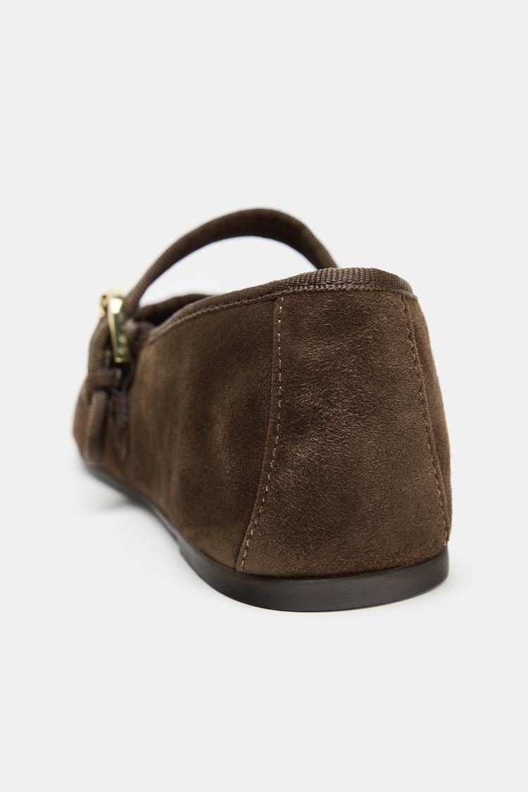 BALLERINES EN DAIM