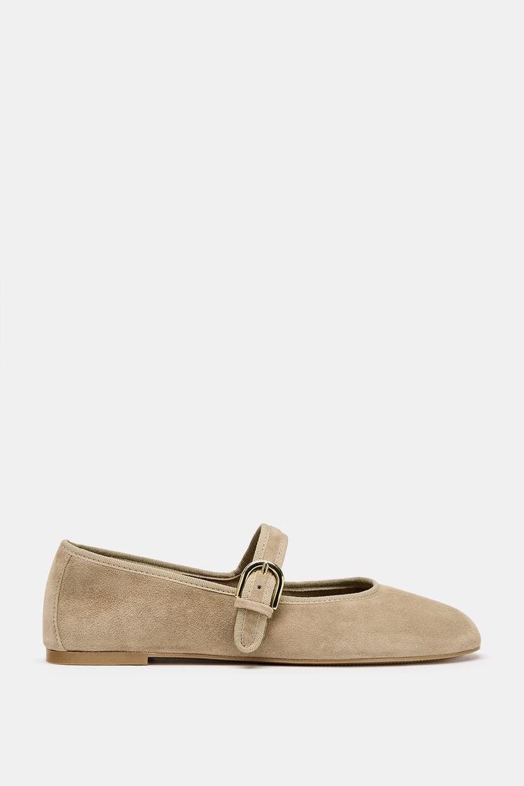 BALLERINES EN DAIM