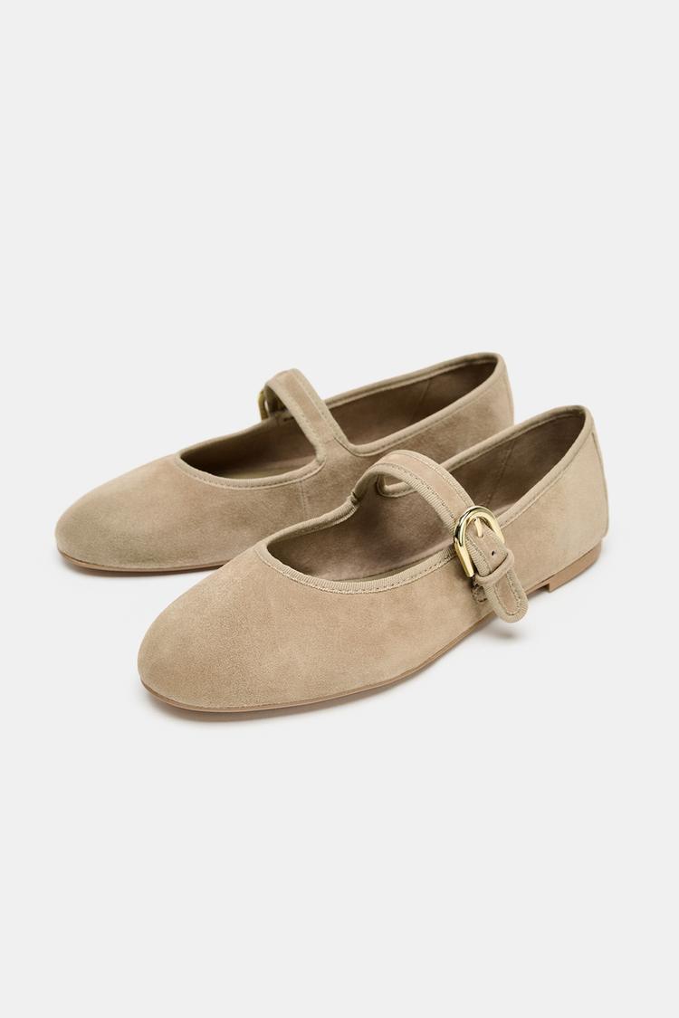 BALLERINES EN DAIM
