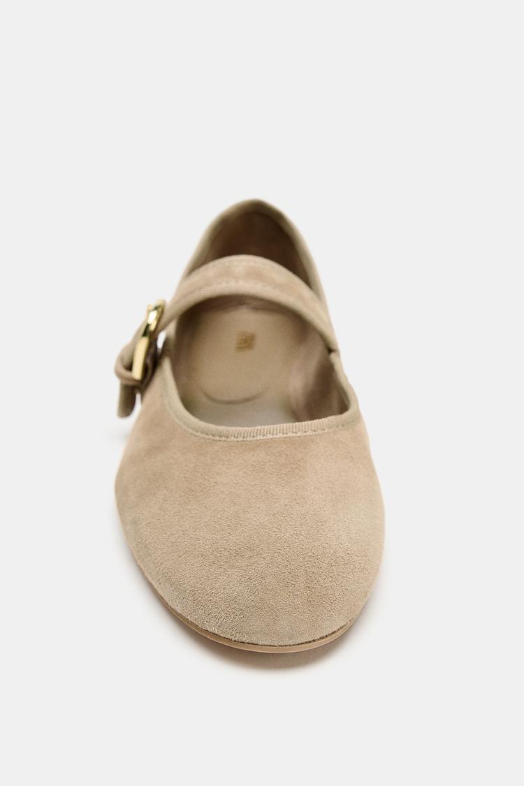 BALLERINES EN DAIM