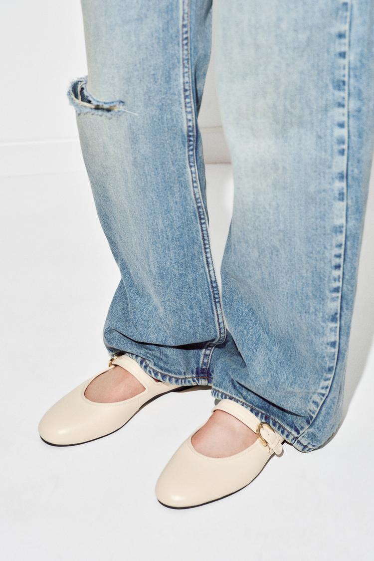 BALLERINES EN CUIR SOFT