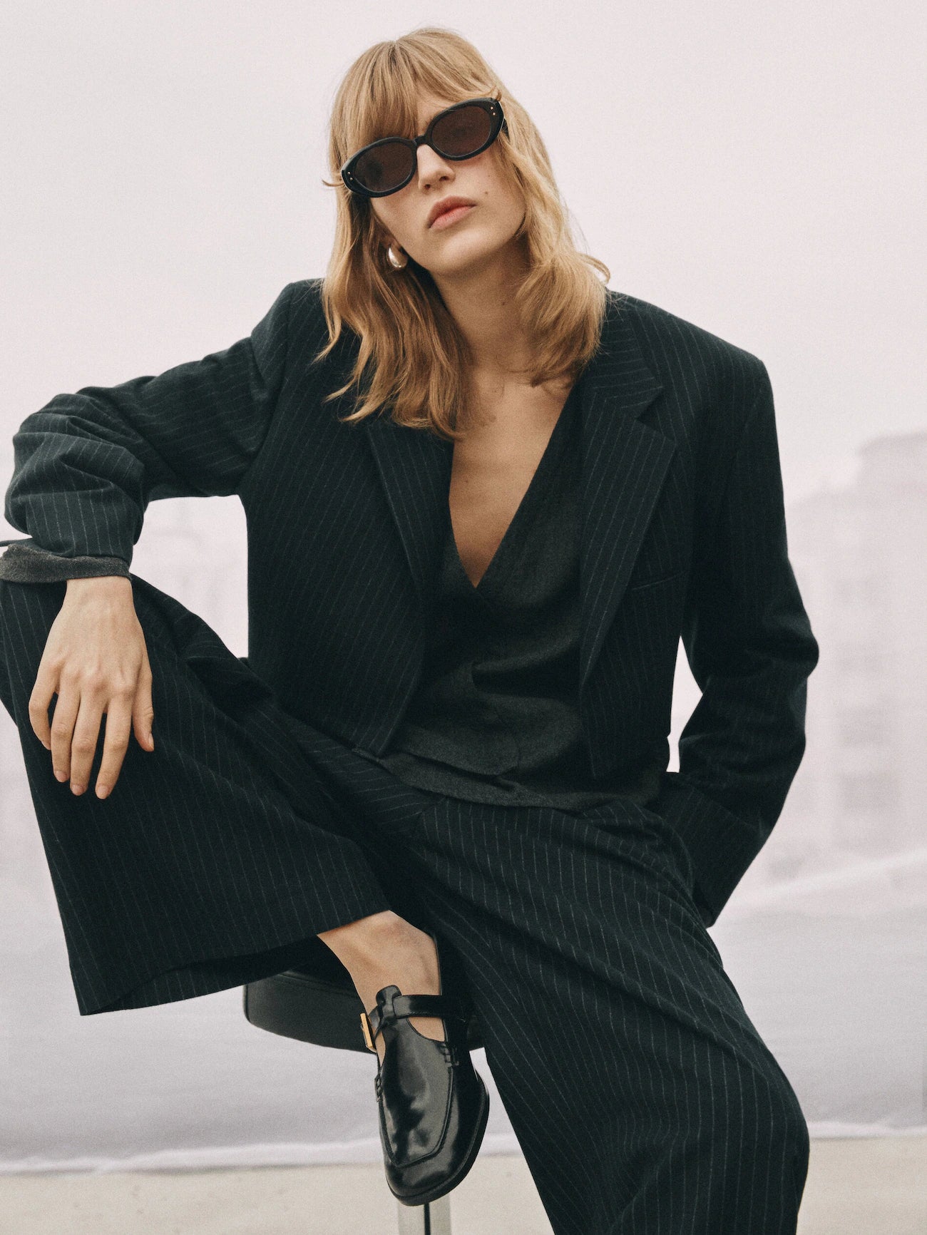 MASSIMO DUTTI MOCASSINS AVEC BOUCLE ET BOUT CARRE