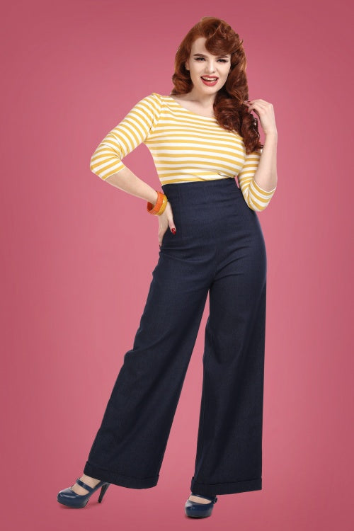 COLLECTIFLONDON KIKI-LEA HIGH WAISTED JEANS IN BLACK