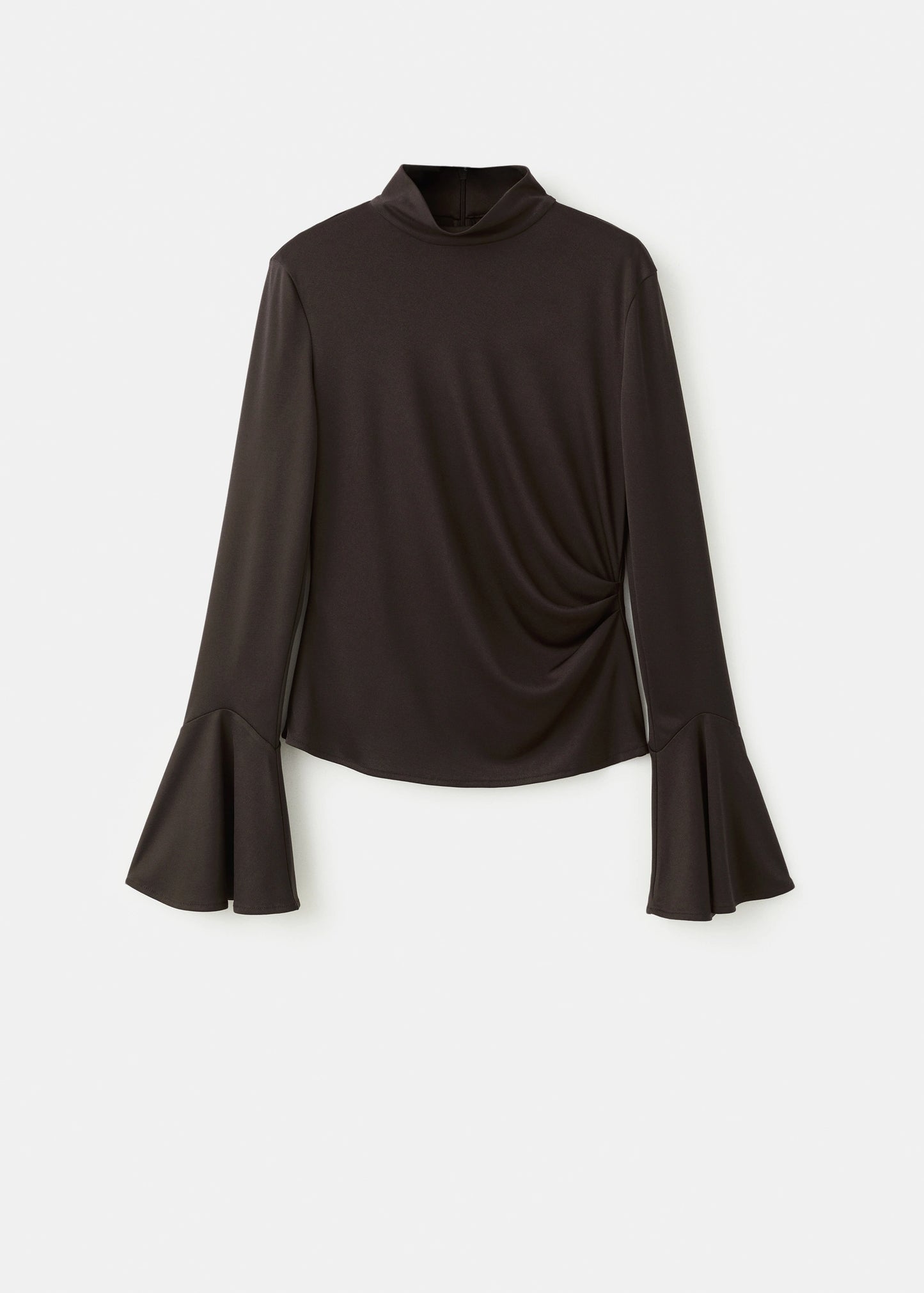 T-SHIRT AJUSTÉ AVEC MANCHES CLOCHE
