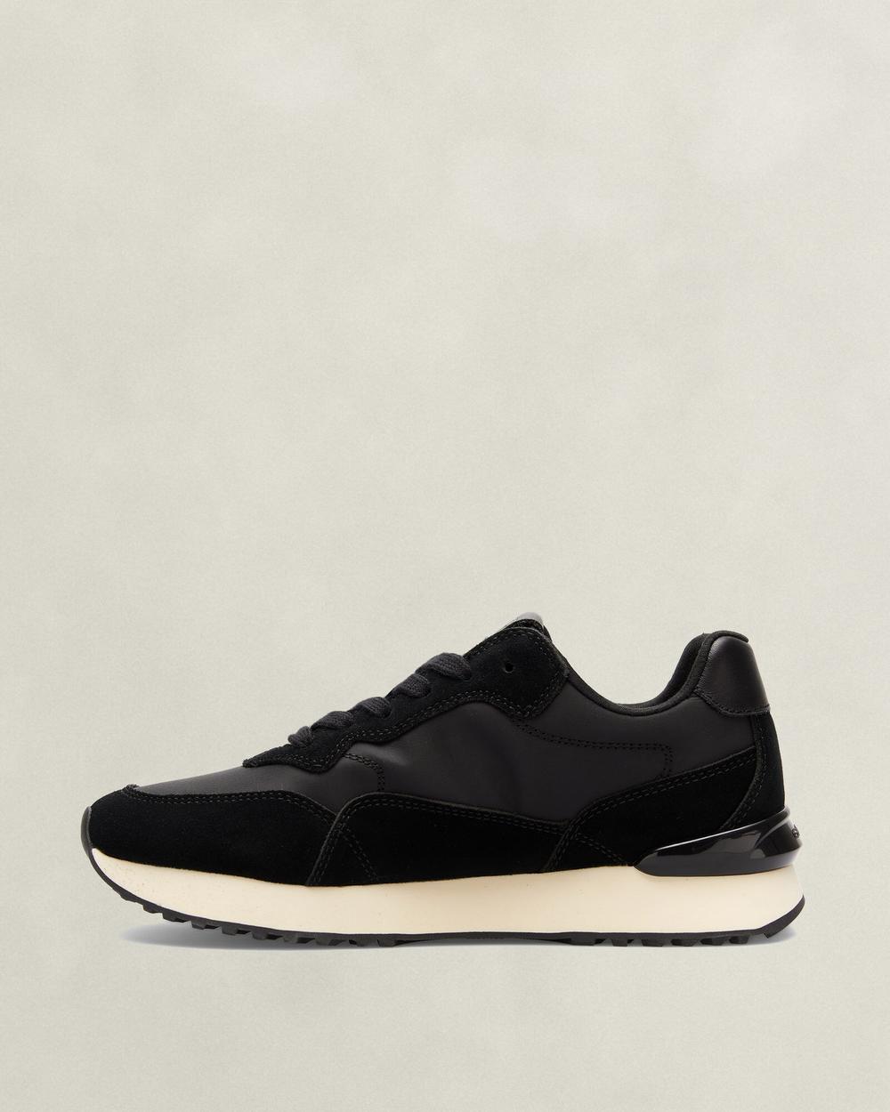 BASKETS EN CUIR