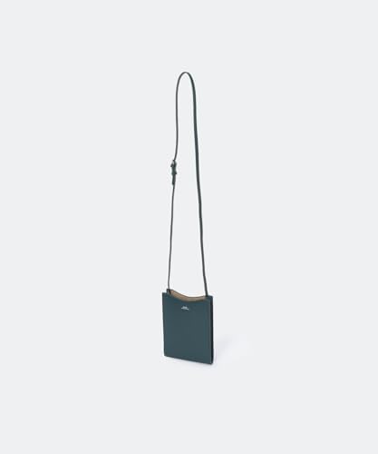 A.P.C. POCHETTE TOUR DE COU EN CUIR LISSE JAMIE