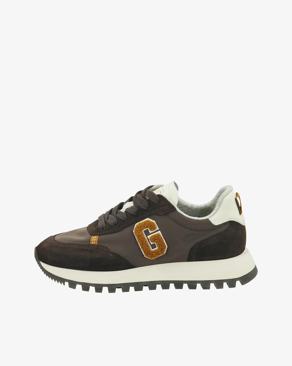 BASKETS EN CUIR