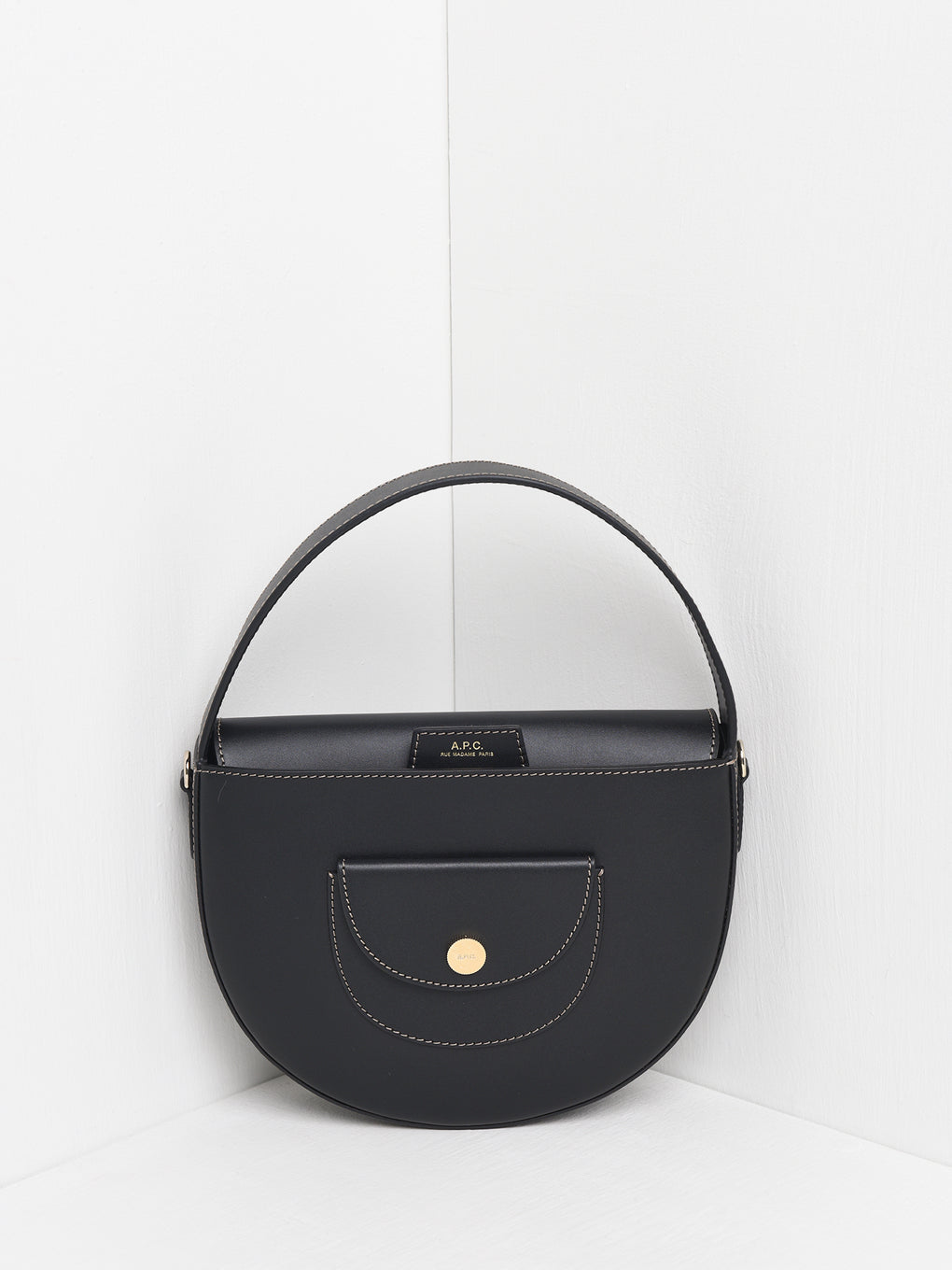 A.P.C. SAC POCKET SMALL NOIR