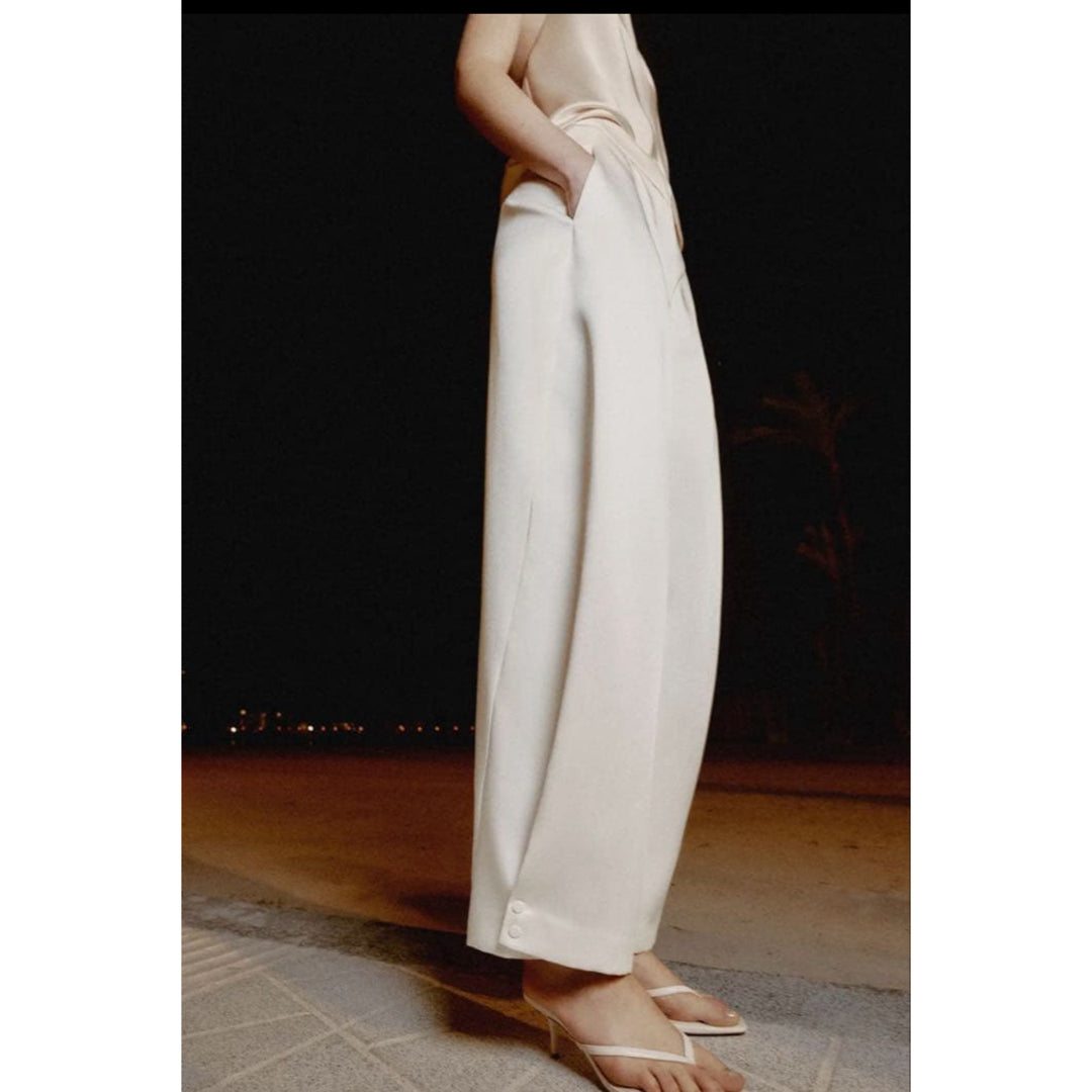 PANTALON SATINÉ BARREL