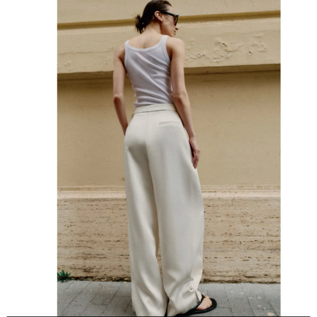 PANTALON SATINÉ BARREL