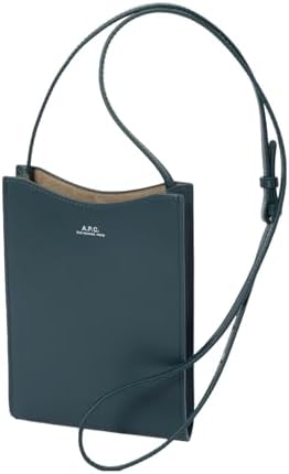 A.P.C. POCHETTE TOUR DE COU EN CUIR LISSE JAMIE